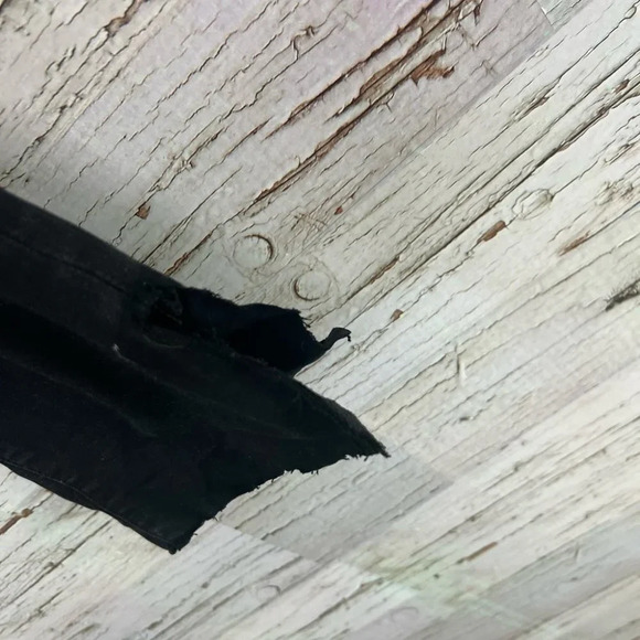 Paige Mayslie Coated Black Joggers size 31 - Picture 4 of 12